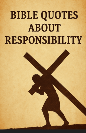 bible quotes on responsiblity